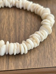 Vintage Puka Shell Necklace 70’s Beach Surfer 16″ Barrel Closure Estate Find