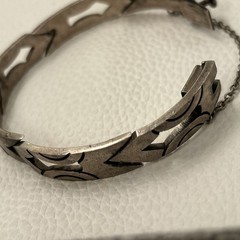 Rare J Sotelo STERLING SILVER 925 TESTED MODERNIST BRACELET Vintage TAXCO Mexico