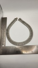 Vintage Rhinestone Choker Necklace Bracelet Set Clear Crystal Collar Bridal 16″