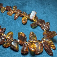 Huge Vintage Amber Necklace 121.9 Grams