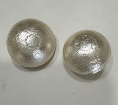 Vintage Lot Of 5 Chunky Clip On Earrings Liz Claiborne , Dubin and 3 Unsigned