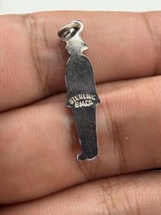 Nassau Bahamas Sterling Silver and Colored Enamel Police Officer Charm Pendant