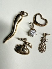 Vintage 14k Gold Charm Lot