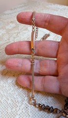 Handmade Vintage Benrus Rose Gold Tone Watch Choker Necklace with Vintage Band