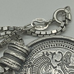 Vintage David Andersen Norway Sterling Silver 925 Pendant Necklace 24″