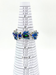 JULIANA D&E Parure Blue Heliotrope Olivine Accents Reference #1199 & 5474