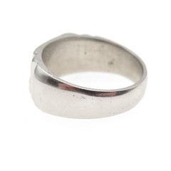 Silver-Tone Antique Art Deco Engraved RJM Signet Ring Size 9.75