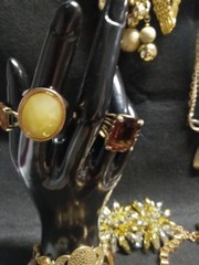 Vintage 2 Modern Costume Jewelry Necklaces Bracelets Earrings And More Amber Lot