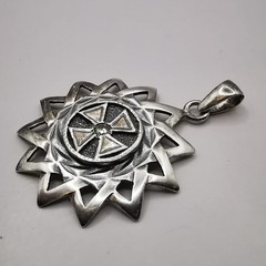 Vintage Elegant Pendant Star of Erzgamma, made of 925 silver, Feonite, 6.72g