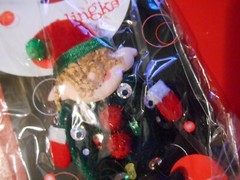 Blingks Flashing Light Jewelry Christmas Holiday Brooch Pin 2007 ELF Pixie
