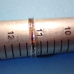 3 Bands Stone Bark Silpada Indent Thin Design Rings Sizes 11.25 & 11.5 Silver