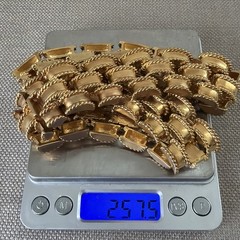 Rare Ciner MMA Museum Of Modern Art Necklace Collar Link Panther *455