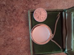 Scrimshaw Necklace Vintage BARN BRIDGE