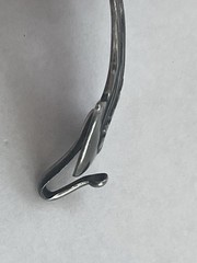 Vtg Los Castillo TAXCO mexico sterling swallow Bird link bracelet 6.5 in
