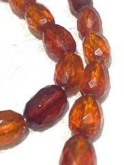 🔥Antique Vintage Genuine Amber Necklace Beads On String Butterscotch Egg Yolk36