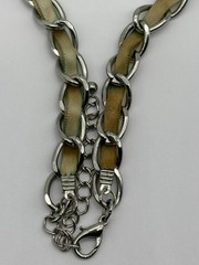 Vintage “Cha Cha” Necklace Cluster Runway Statement Silver-Tone Dangling Baubles