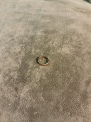 1950s/1960s rose gold baby ring for child novelty gift item from stores