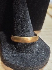 Antique Ostby & Barton OB Gold Filled Wedding Band Ring Size 10 AS IS
