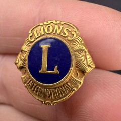 Vintage Lions Pin