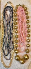 vintage estate jewelry and purse lot used