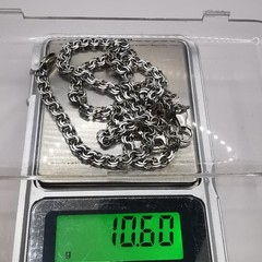 Authentic Vintage 925 Sterling Silver Handmade Chain Necklace – 10.60g