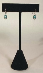 Vtg Earrings Lot 12 Pairs Glass Egg Water Drop Dangle Valley Girl Mall Rat Retro