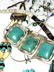 Modern Southwest Mixed Jewelry Lot Mixed BOHO Multicolor Recycle Parts Wear #3