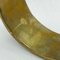 Rainbow Vintage One Size Fits All! Gold Plated, White, and Multicolored Bangle