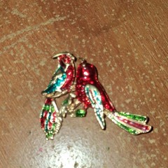 3pc Bird Brooch & Pin Mixed Lot Enamel Rhinestone Multicolor Women Fashion