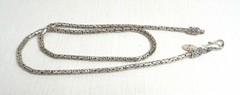 Samuel B Sterling Silver Necklace Fancy Byzantine Design 18 Inches 2.5mm 20.9 Gr