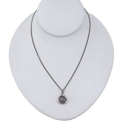Vintage Pyrrha Sterling Silver 925 Wax Seal “Friend” Bee Talisman Necklace 18″