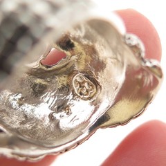 925 Sterling Silver Vintage Alligator Oxidized Ring Size 8.25