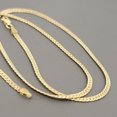 Vintage 14k Yellow Gold-Filled Necklace 18″ Liz Claiborne LC 2.5mm 4.8g