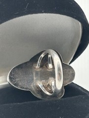 Unique Vintage Botswana Agate Sterling Ring