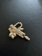 Vintage Well-made Christmas Candlestick Brooch Pin Holiday Candlelight