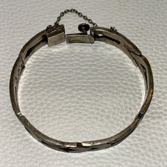 Rare J Sotelo STERLING SILVER 925 TESTED MODERNIST BRACELET Vintage TAXCO Mexico