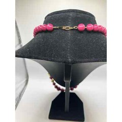 Red and Gold Beaded 25.25 Inch Necklaces!