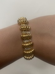 Camrose & Kross Jackie Kennedy JBK Crystal And Gold Tone Link Bracelet