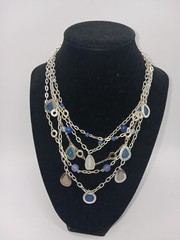 Teardrop Dangle Jewelry Lot! 2 Necklaces, 1 Earrings