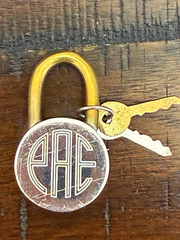 Vintage Taxco Sterling Lock Pin