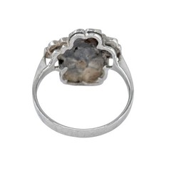 Vintage Sterling Silver 925 Floral Cluster Ring Size 9.5
