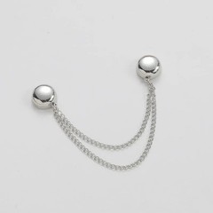 1pc Magnetic Chain Brooch Clip – Decorative Clothing & Scarf Fastener Accessory