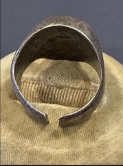 RARE VINTAGE 1940’s-50’s TRUE BIKER BELL TRADING STERLING SILVER SKULL RING