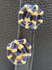 Vintage Art Deco Clip-On Earrings Multicolor Costume Jewelry Fashion MCM S1