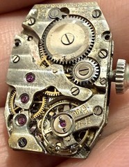 1920’s LADY IOCO 14K WHITE GOLD & SAPPHIRE WATCH W/ ORIGINAL 1/20 GF BAND -RARE!