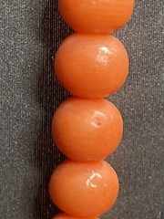 Antique Natural Satsuma Coral Almost Perfect Cascading 4.7mm-8.5mm