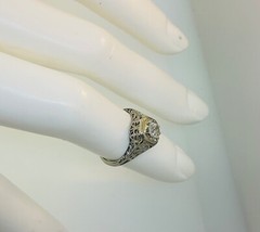 Antique Art Deco 1920’s 18K White Gold Diamond Engagement Ring