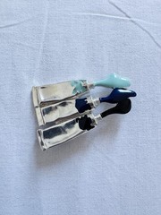 Vintage Paint Tubes Brooch by Arman 1996