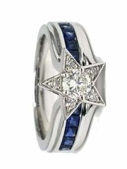 2.5Ct Srt Deco Vintage Style Lab Created Diamond Anniversary Ring In 925 Silver