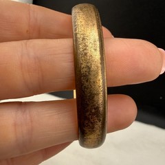 Vintage Victorian Gold Filled Bangle Bracelet Slide 6.5” READ